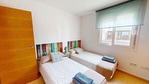 2 chambres, Wi-Fi gratuit, draps fournis