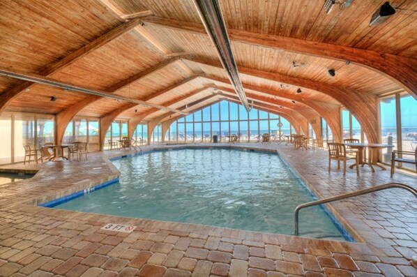 Indoor pool, outdoor pool