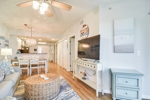 Interior - Ocean View: Top-floor Sunset Vistas Condo! (Treasure Island)