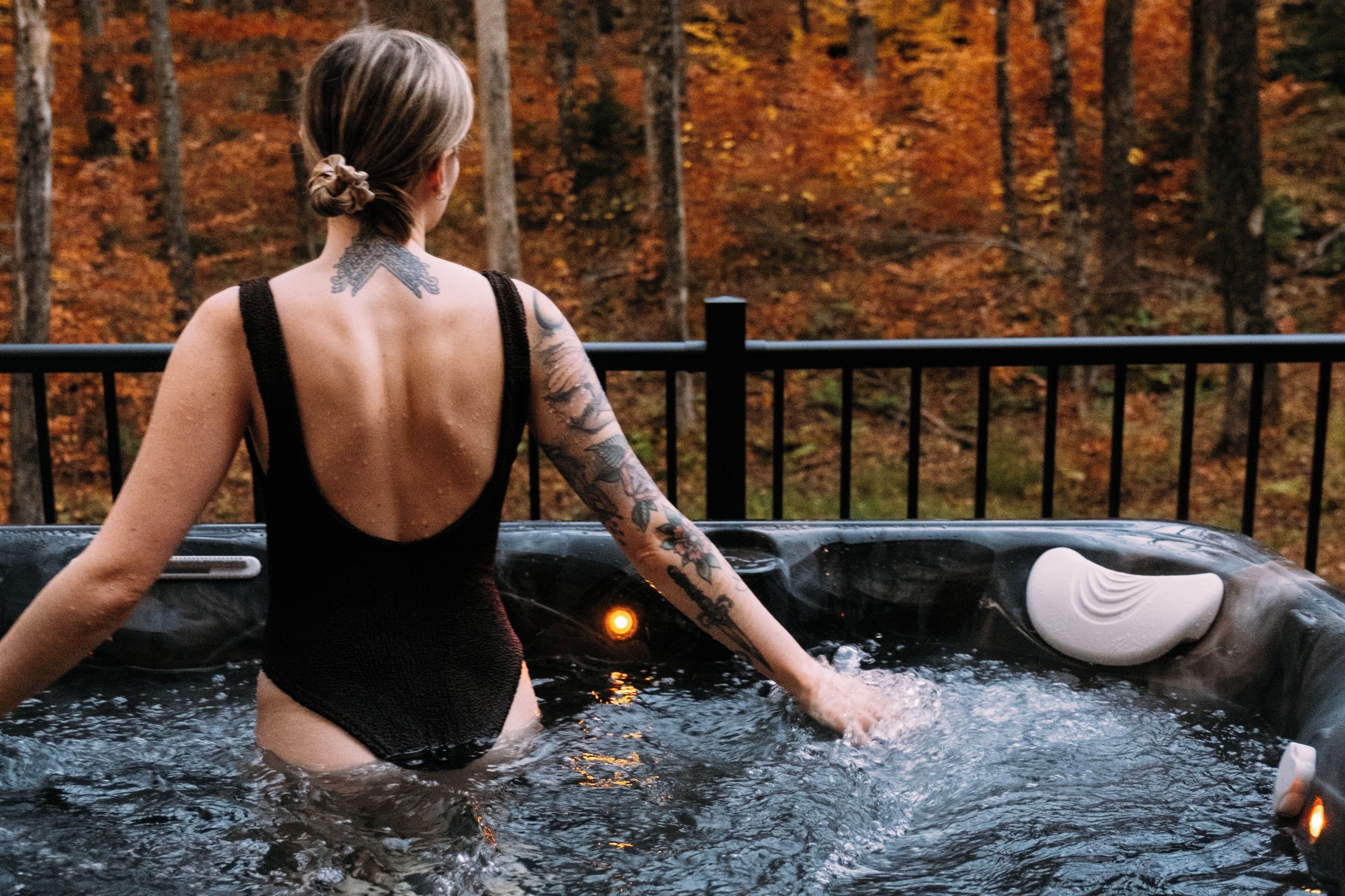 Bain à remous extérieur