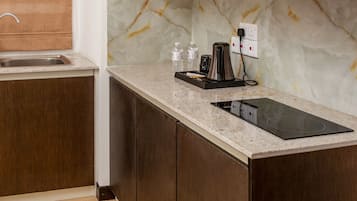 Appartement | Cuisine privée | Chaise haute