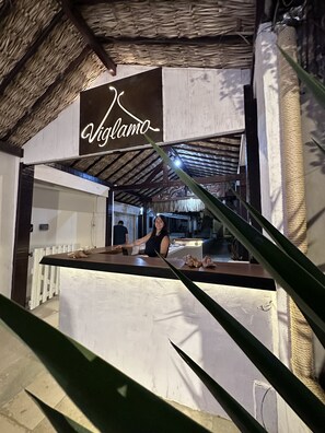 Façade de l’hébergement