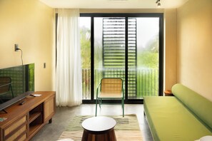 Luxury-Suite, 1 Queen-Bett und Schlafsofa | Wohnbereich