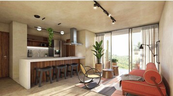 럭셔리 스위트, 침대(여러 개) | 전용 주방 | 청소용품