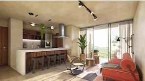 Luxury-Suite, Mehrere Betten | Eigene Küche