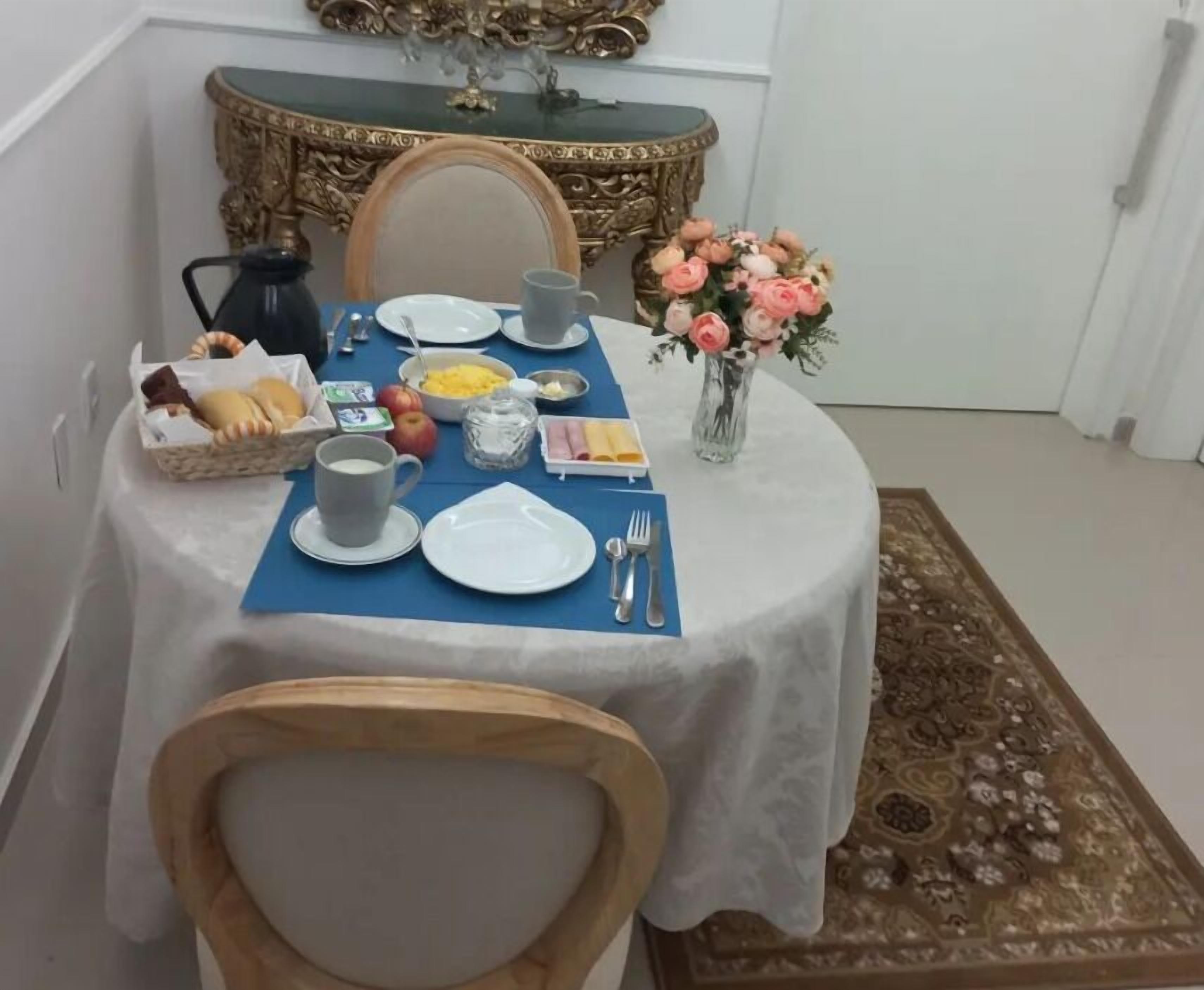 Opções para refeição no quarto