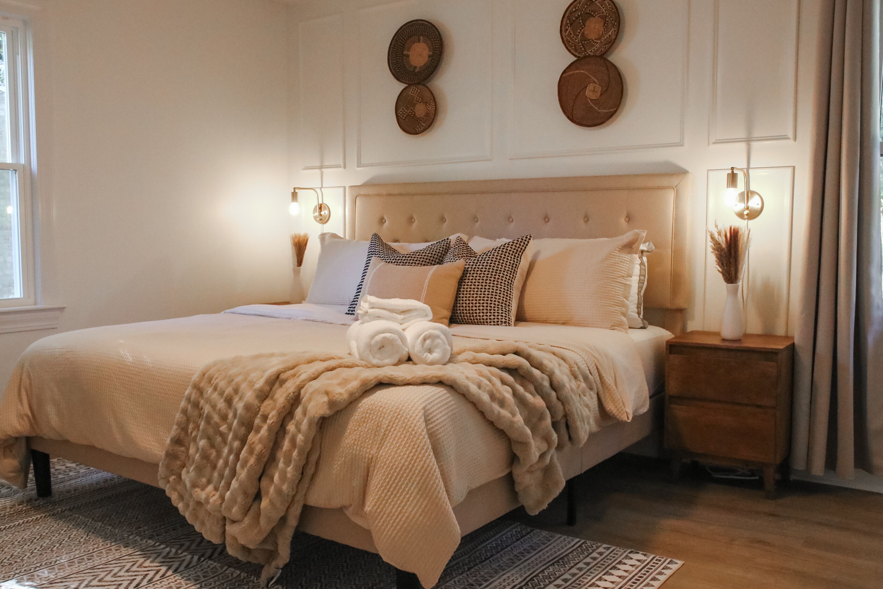 3 Schlafzimmer, Schreibtisch, Bügeleisen/Bügelbrett, Reisekinderbett