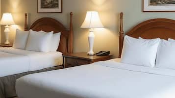 Premium Room, 2 Queen Beds | Premium bedding, pillowtop beds, minibar, desk