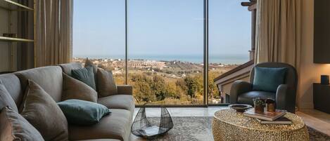 Télévision, cheminée, chaîne hi-fi