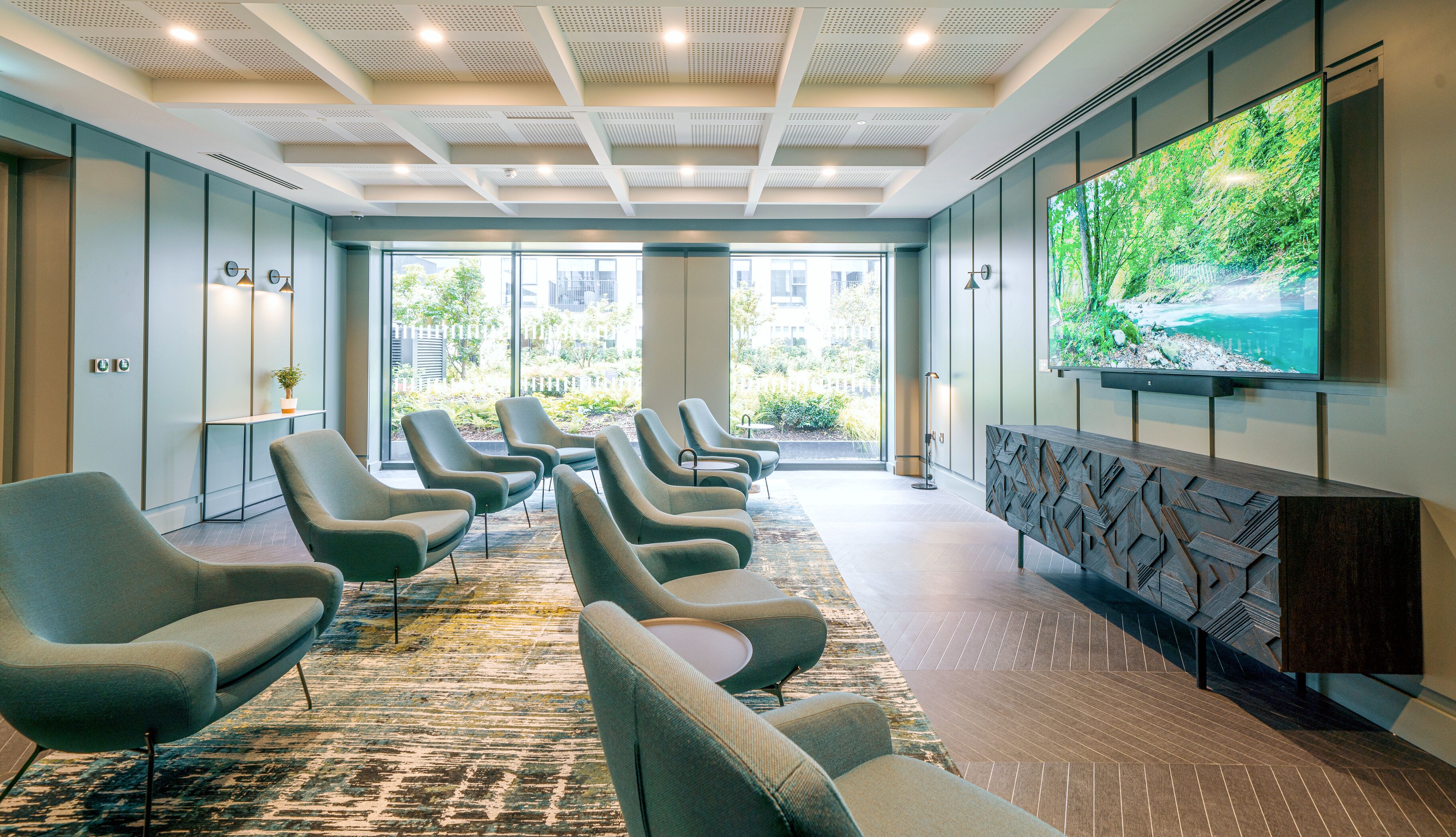 Apartamento empresarial, 1 quarto | Lounge executivo