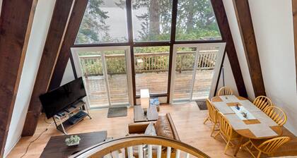 Dog-Friendly Home with Expansive Deck with Hot Tub and Dock on Woahink Lake