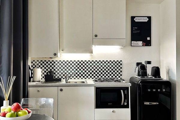 Refrigerador, microondas, parrilla de estufa y lavavajillas