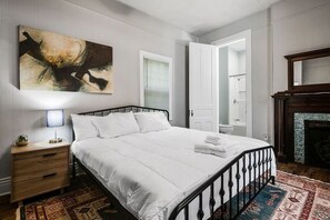 2 bedrooms, iron/ironing board, travel cot, WiFi