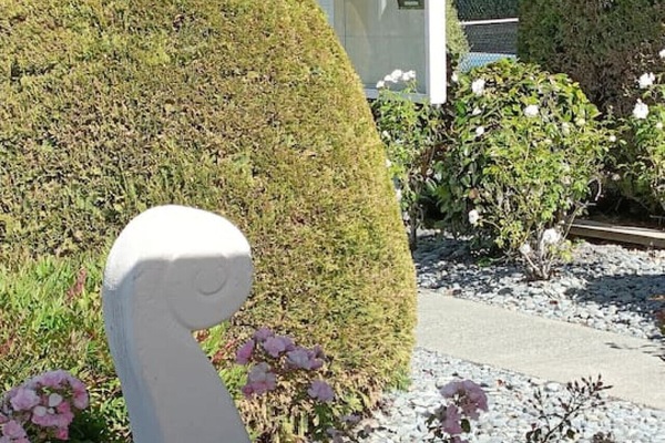 Well landscaped grounds.