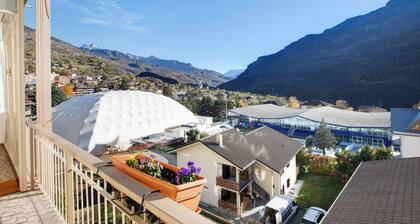 Appartement "Vanna House" avec vue sur montagne, terrasse privée et balcon