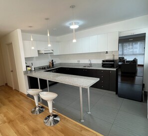 Full-sized fridge, microwave, oven, stovetop - Miraflores 1 or 2 Bedroom Executive Apartment. (Lima)