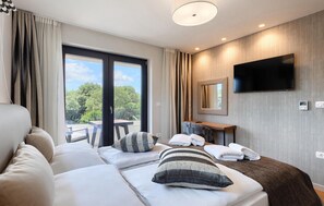 3 soverom, strykejern/-brett, reiseseng for barn og wi-fi (inkludert)