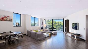 Televisión, oficina