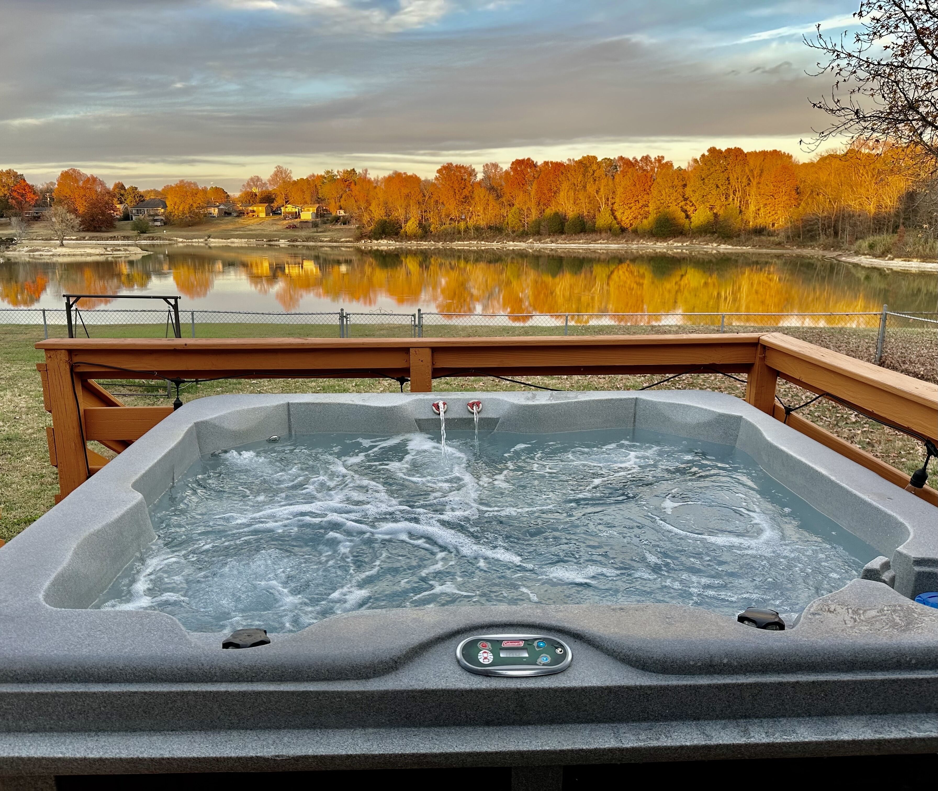 Bain à remous extérieur