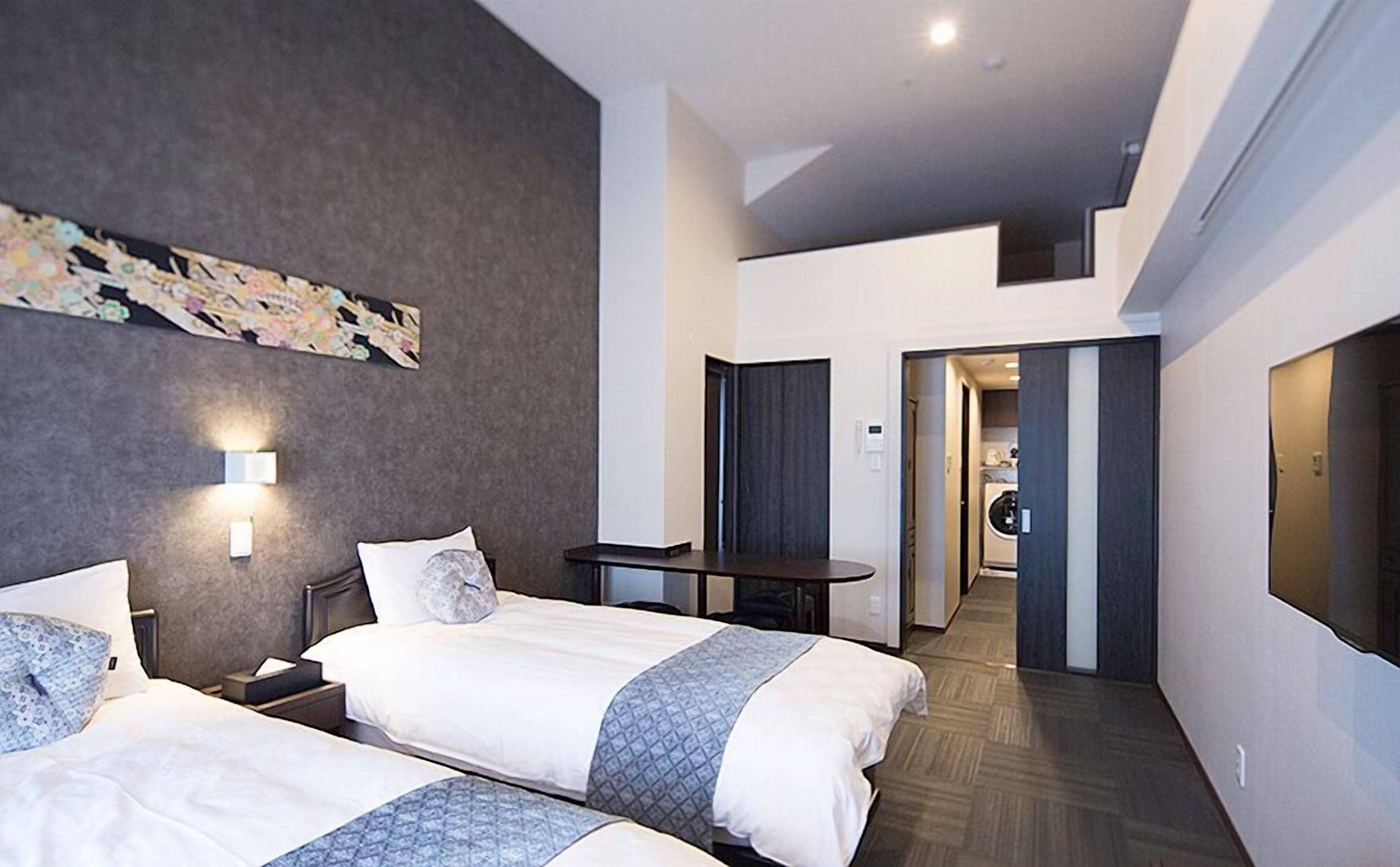 슈피리어 트윈룸 | 책상, 노트북 작업 공간, 암막 커튼, 방음 설비