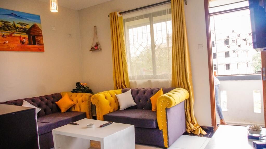 Apartemen Comfort | Area keluarga | Smart TV 24-inci dengan saluran TV digital