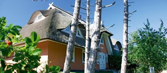 Reetgedecktes Landhaus