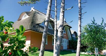 Mit seitlichen Ostseeblick vom Balkon