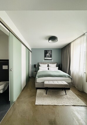 1 soverom, strykejern/-brett, wi-fi og sengetøy