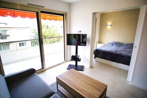 1 soverom, strykejern/-brett, wi-fi (inkludert) og sengetøy