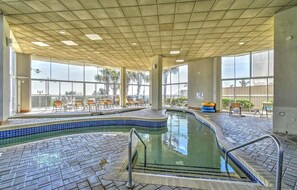 Indoor pool, a heated pool