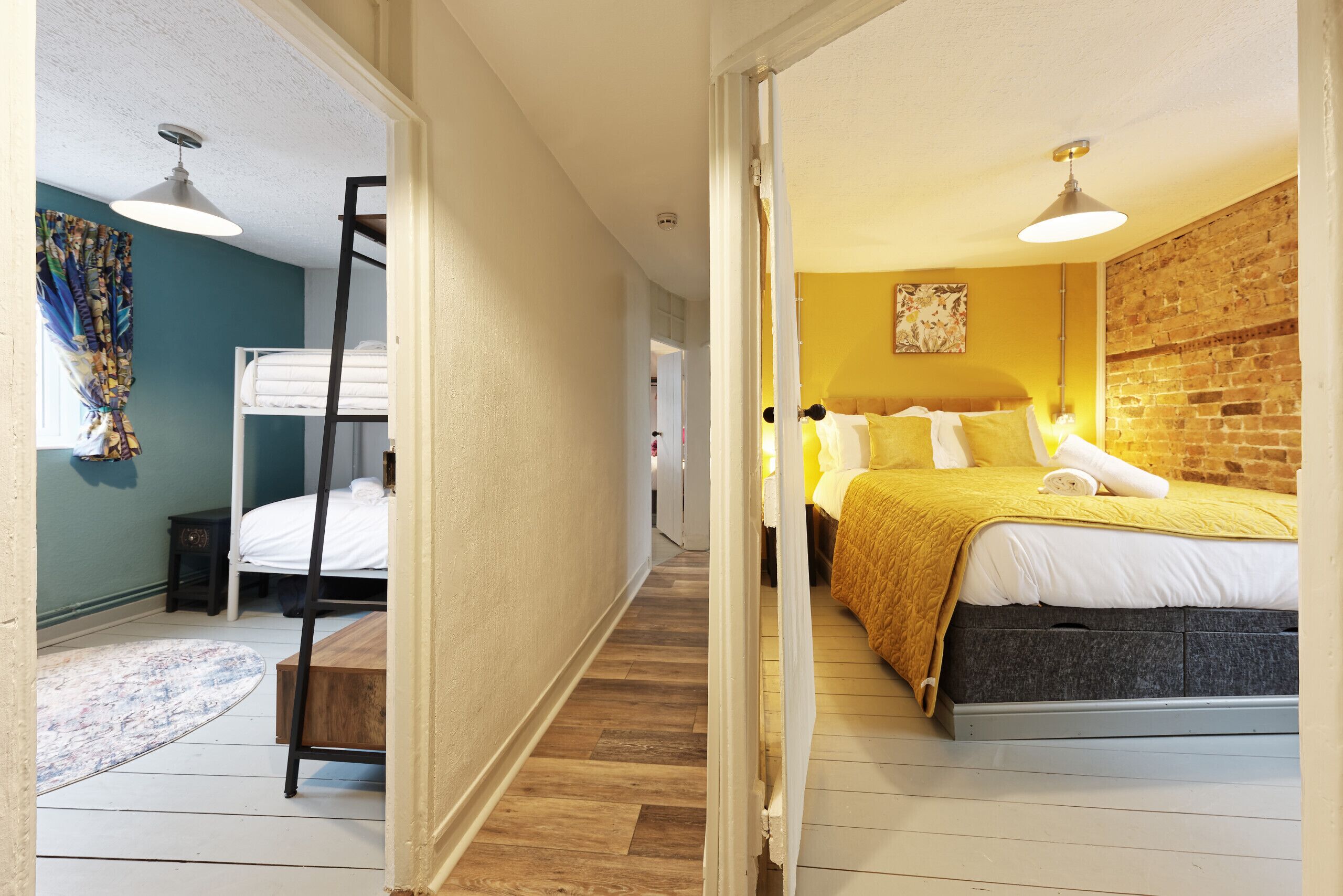 4 soverom, strykejern/-brett, wi-fi (inkludert) og sengetøy