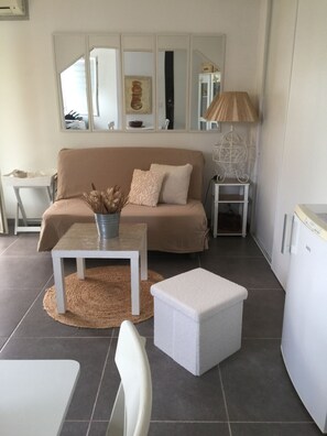 TV - Joli Studio rdc Avec Jardin Privé et Ombragé (LE CANNET DES MAURES)