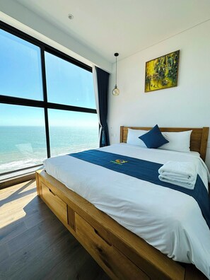 패밀리 아파트 | 이집트산 면 시트, 고급 침구, 오리/거위털 이불, 셀렉트 컴포트 침대