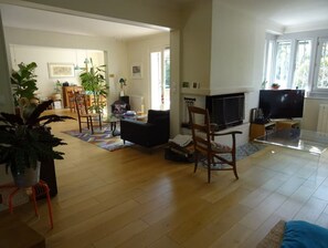 Smart-TV, Kamin, Videospiele, DVD-Player