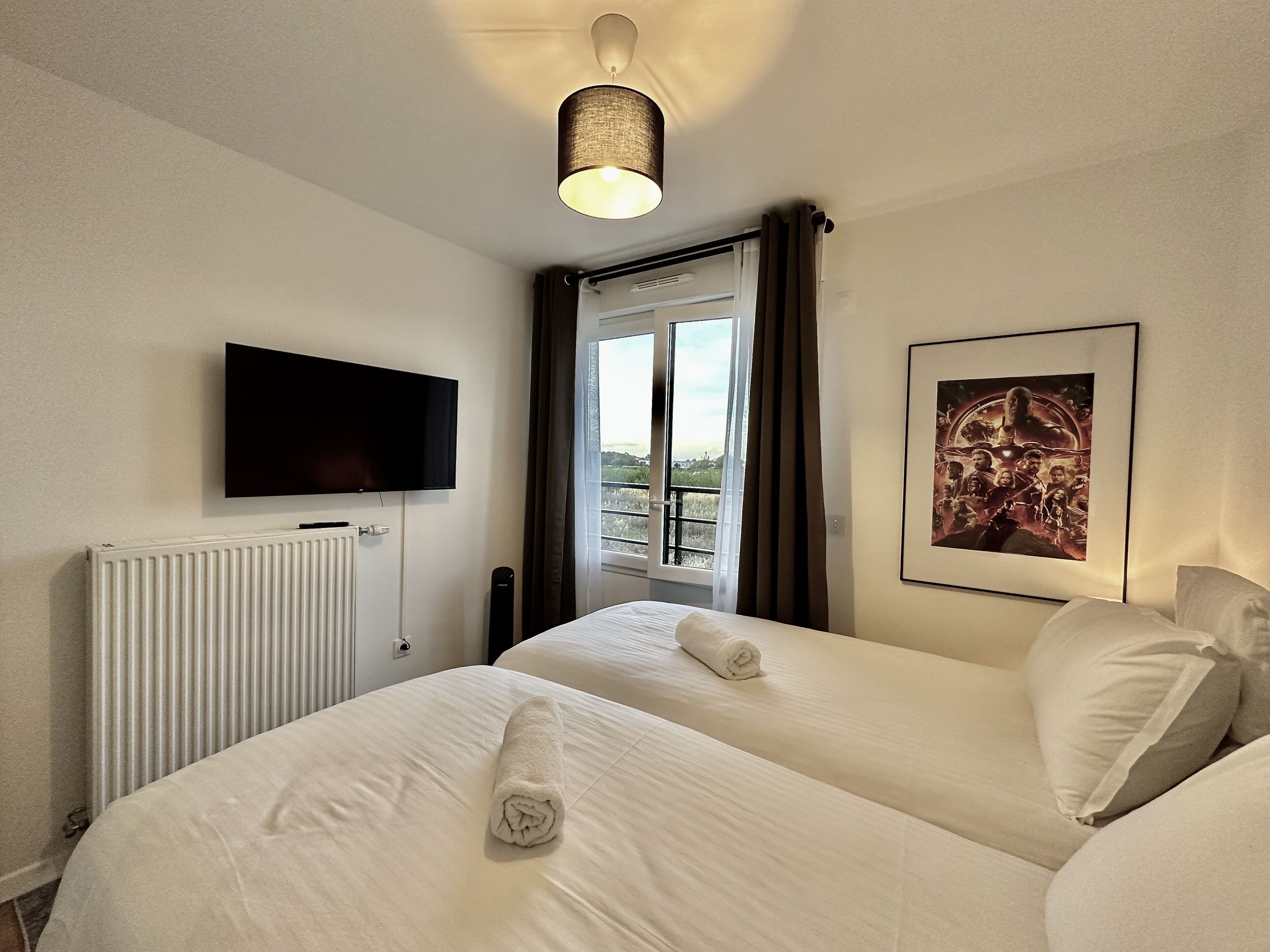 2 多间卧室、熨斗/熨衣板、旅行婴儿床、免费 WiFi