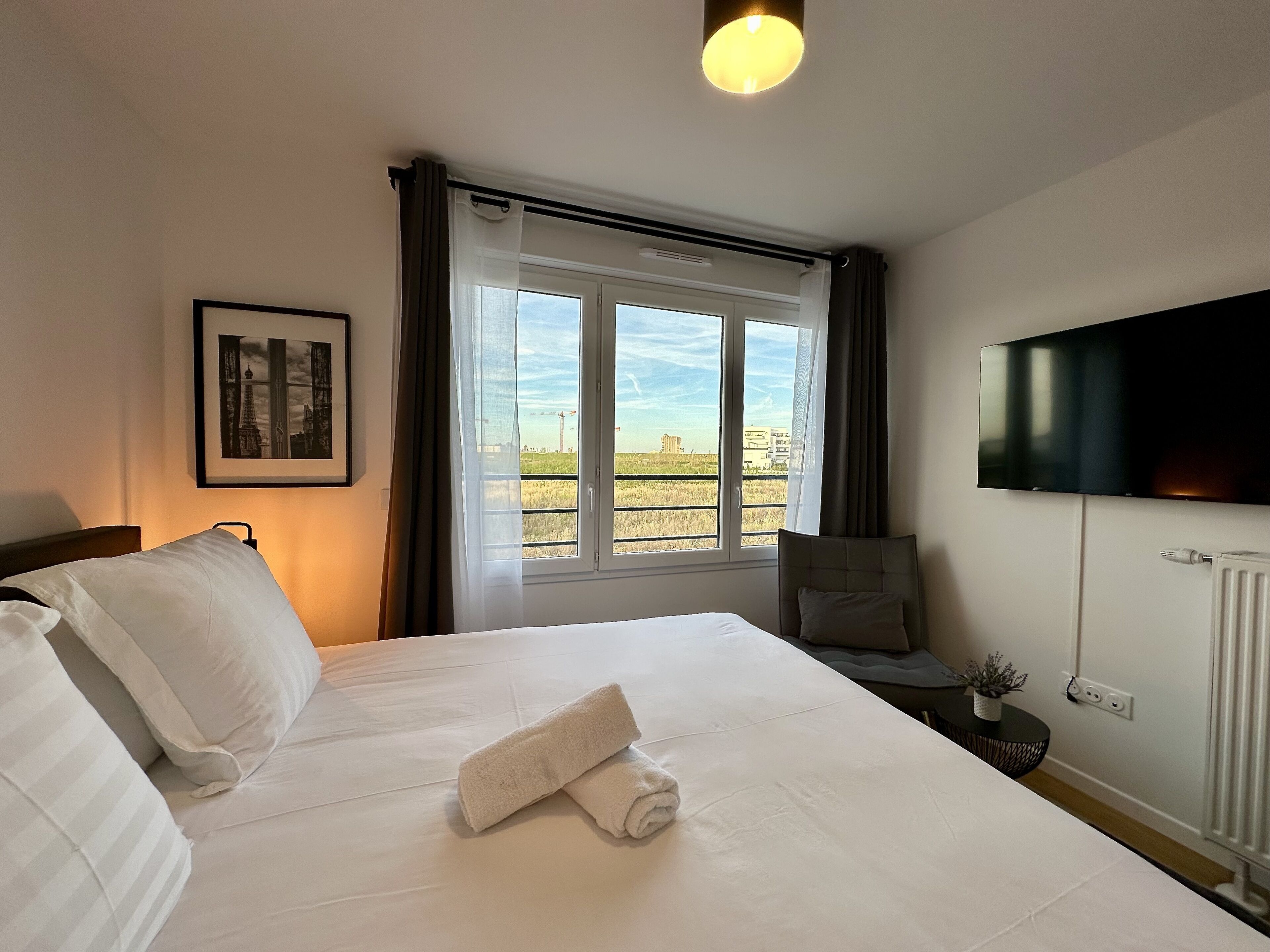 2 sovrum, strykjärn/strykbräda, resesäng och gratis wi-fi