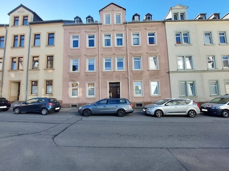 Außenbereich. Ferienwohnung Vintage