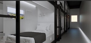 Desk, free WiFi, bed sheets - MPods Málaga (Málaga)