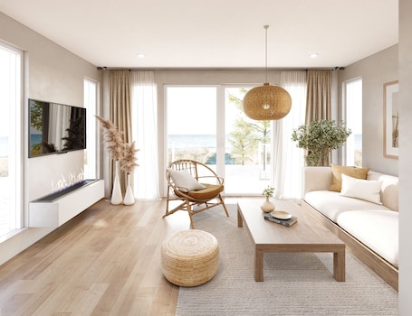 奢华村舍 | 起居区