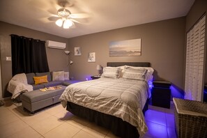 1 chambre, fer et planche à repasser, Wi-Fi, literie fournie