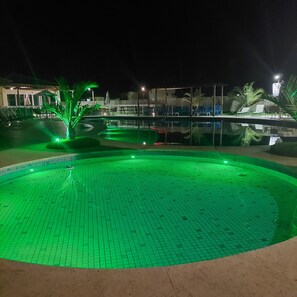 Outdoor pool - Baixio Rio Mar-Bahia-Green Line-Complete Condominium-2/4 Ground Floor-Natural Paradise (Palame)