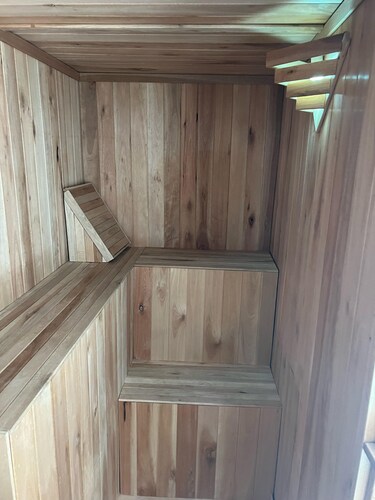 A bedroom and a bathroom