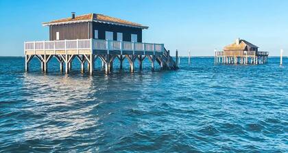 Maison entiÚrement climatisée! 7 couchages
"Douces heures aux portes du bassin"