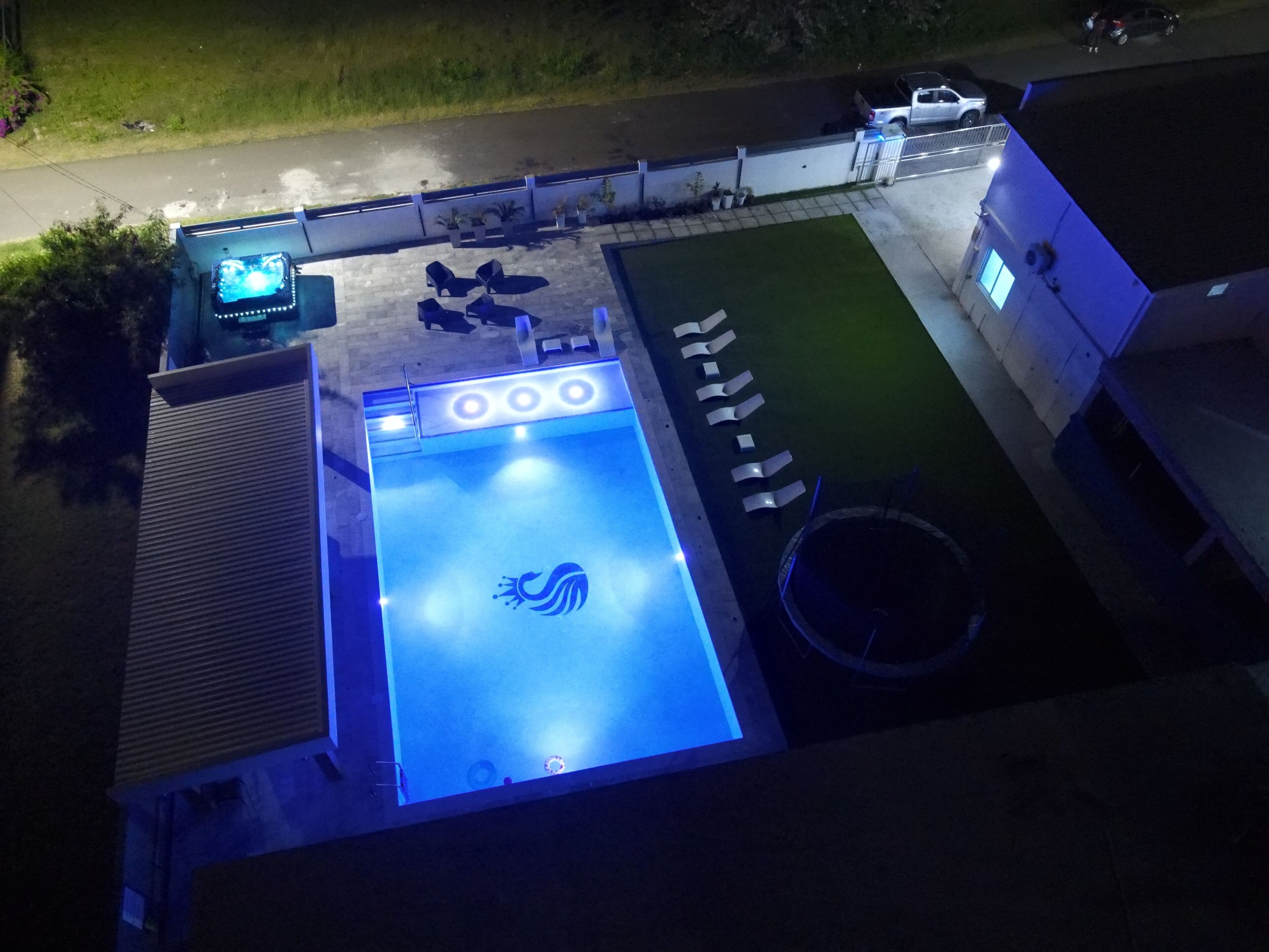 Alberca al aire libre 