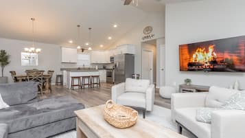 Smart TV, foosball, table tennis