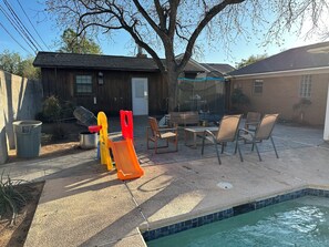 Outdoor pool - Welcome to Your Midland Getaway — Home + Guest House + Private Pool (Midland)