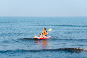 On the beach, black sand - EJ House (Buleleng)