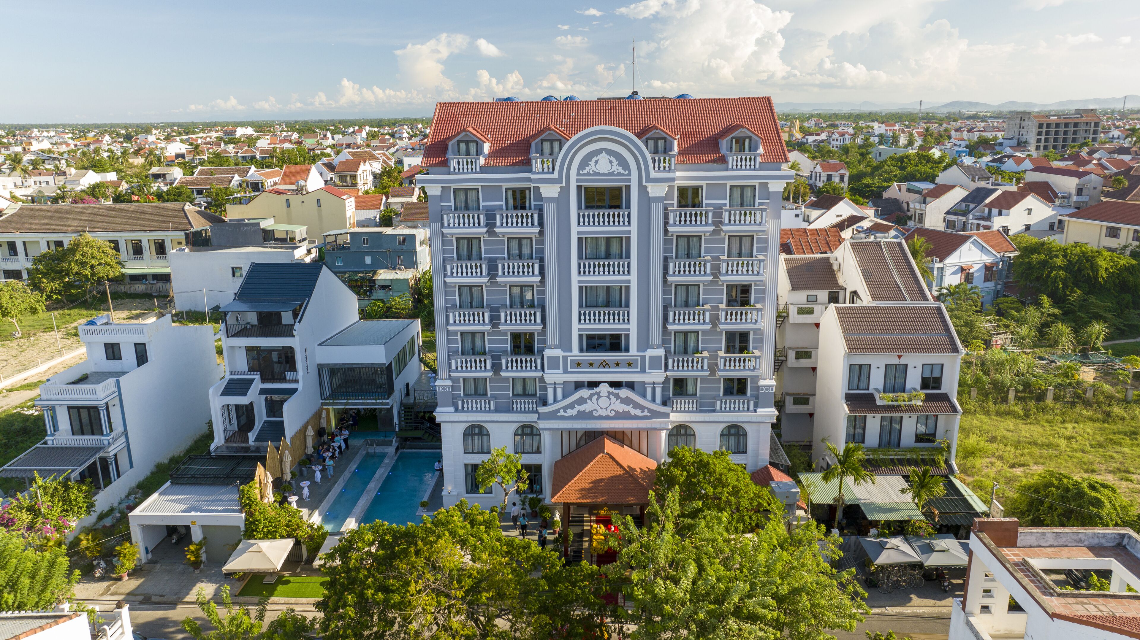 Façade de l’hébergement