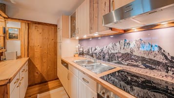 Kühlschrank, Ofen, Herdplatte, Geschirrspüler