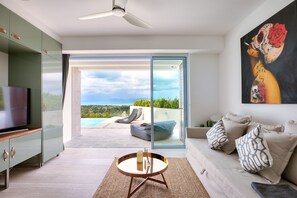 5 bedrooms, iron/ironing board, free WiFi, bed sheets - Stylish Sea View Villa 5 Bedrooms -KBR13 (Koh Samui)